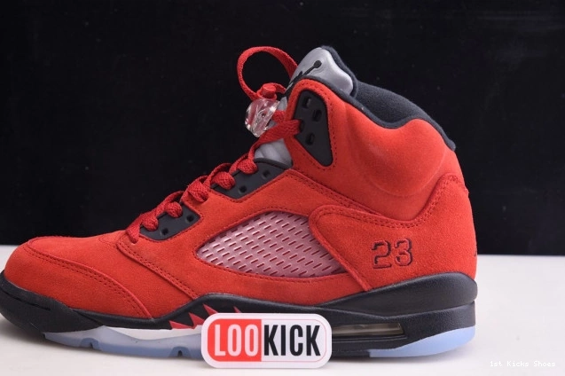 1st Kicks Shoes Retro Raging Red Bulls 5 Jordan (2021) DD0587-600 0816